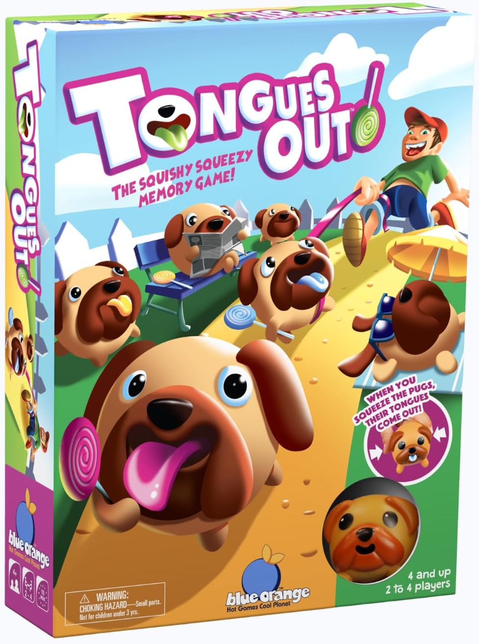 Blue Orange Tongues Out!- Kid Memory Game