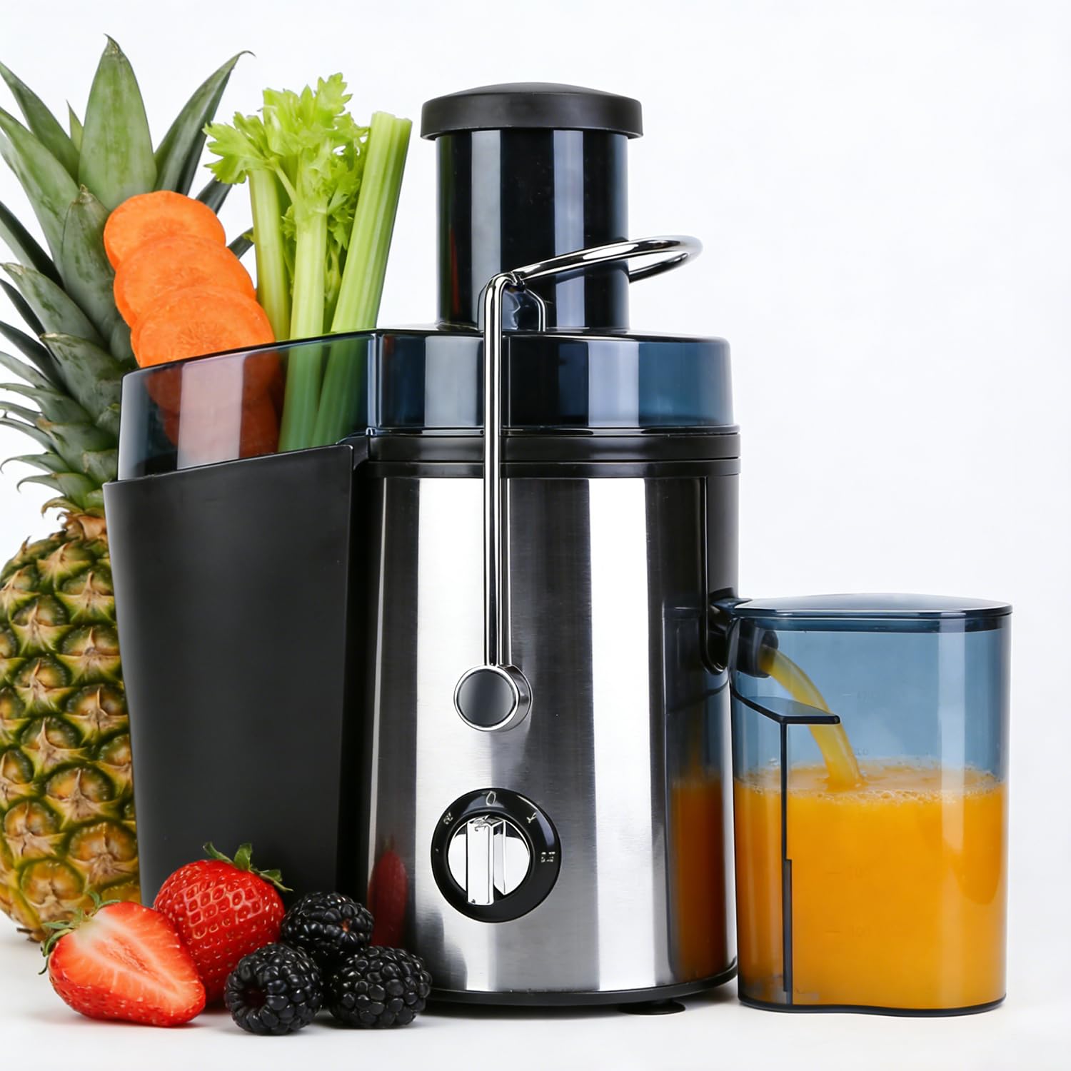 Electric Juicer Machine 1000W Centrifugal Juicer Extractor with 2 6 Feed Chute 2 Speeds Juice Maker for fruit