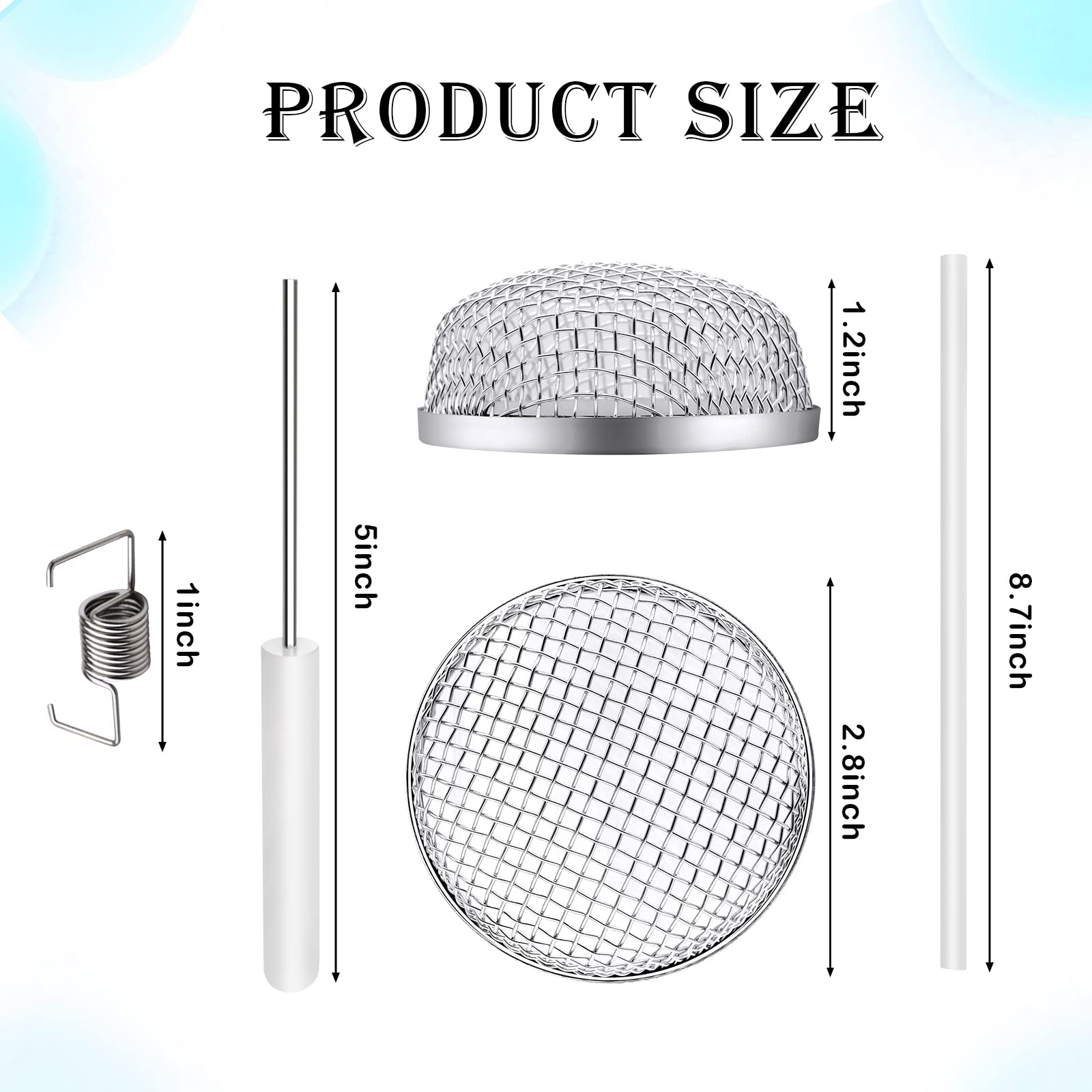 HOMEE 6 Pack Flying Insect Screen RV Accessories, RV Water Heater Cover For RV - View #2