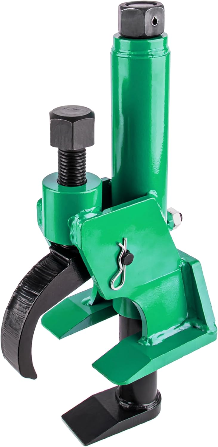 Manual Tire Bead Breaker Adjustable Hammer Tires Changer Tool Easy-Operated Tire Repair Kit for ATV Tire Operation Tractors, Trucks, Cars - Green