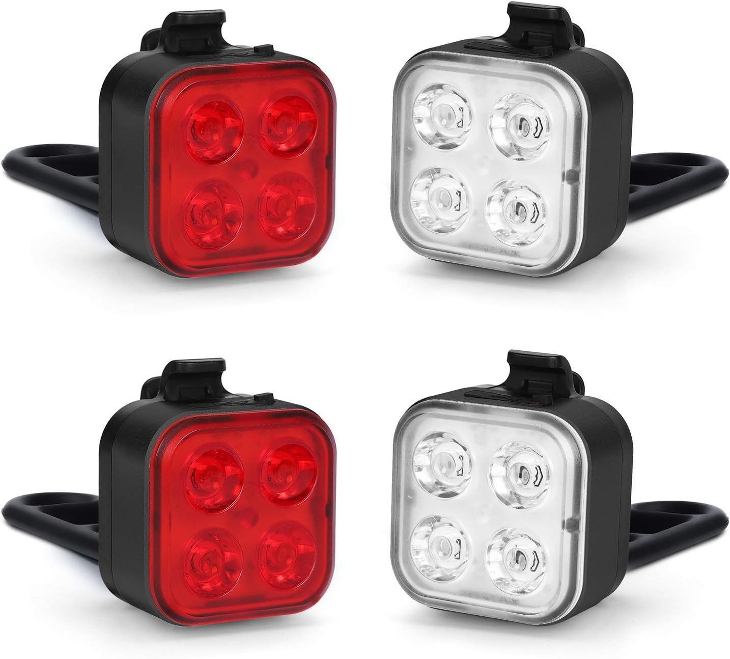 akale rechargeable bike light set