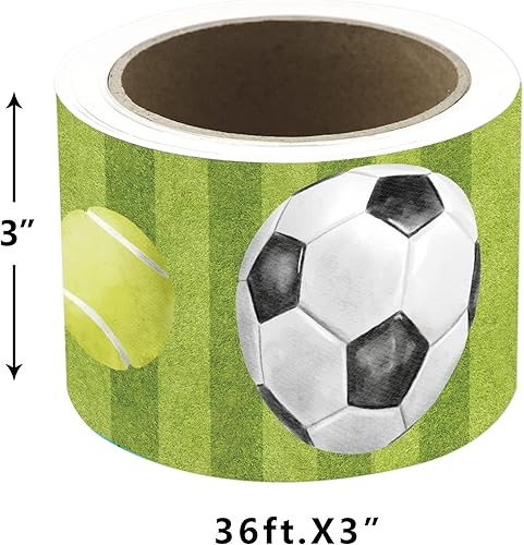 Miniatura 2 de Ceiba Tree Bordes de tablón de anuncios deportivos, borde recto de doble cara para aula, pizarra blanca, decoración escolar, suministros para