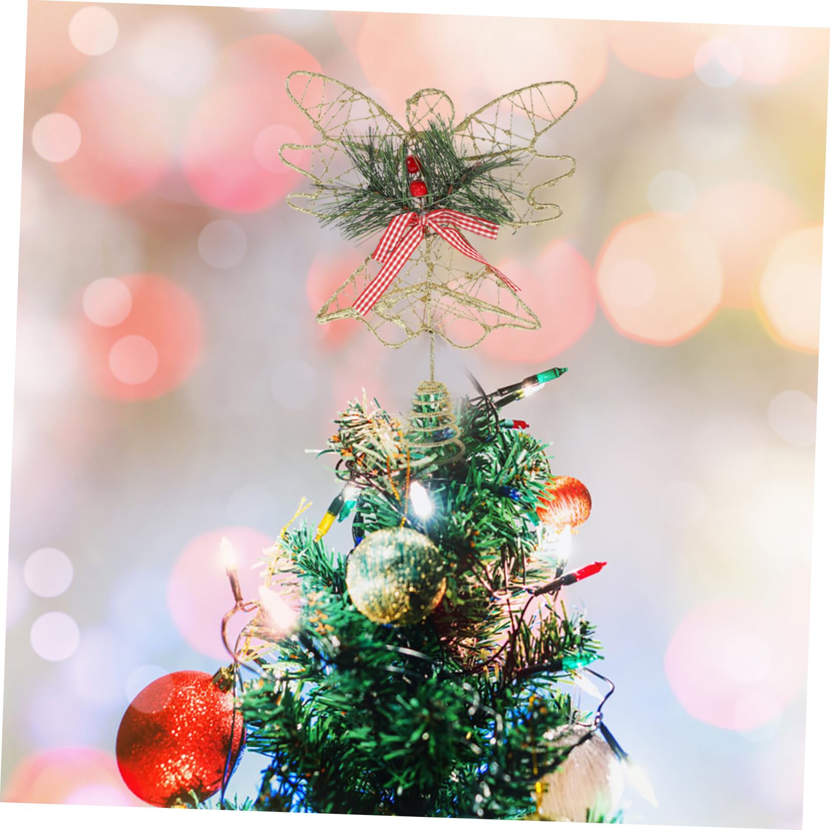 IMIKEYA Engel Für Weihnachtsbaumspitze 3 Stück Engel Baumspitze Stern Weihnachtse Eisen e Dekoration e Für Weihnachtsbaum Weihnachtsbaumdekoration