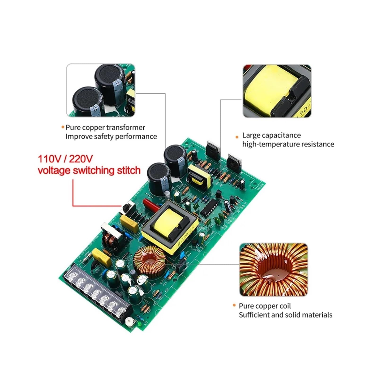 Seria MS120 S120 zasilacz impulsowy 120 W 5 V 12 15 24 36 48 AC/DC, transformator z pojedynczym wyjściem (24V, MS-120W)