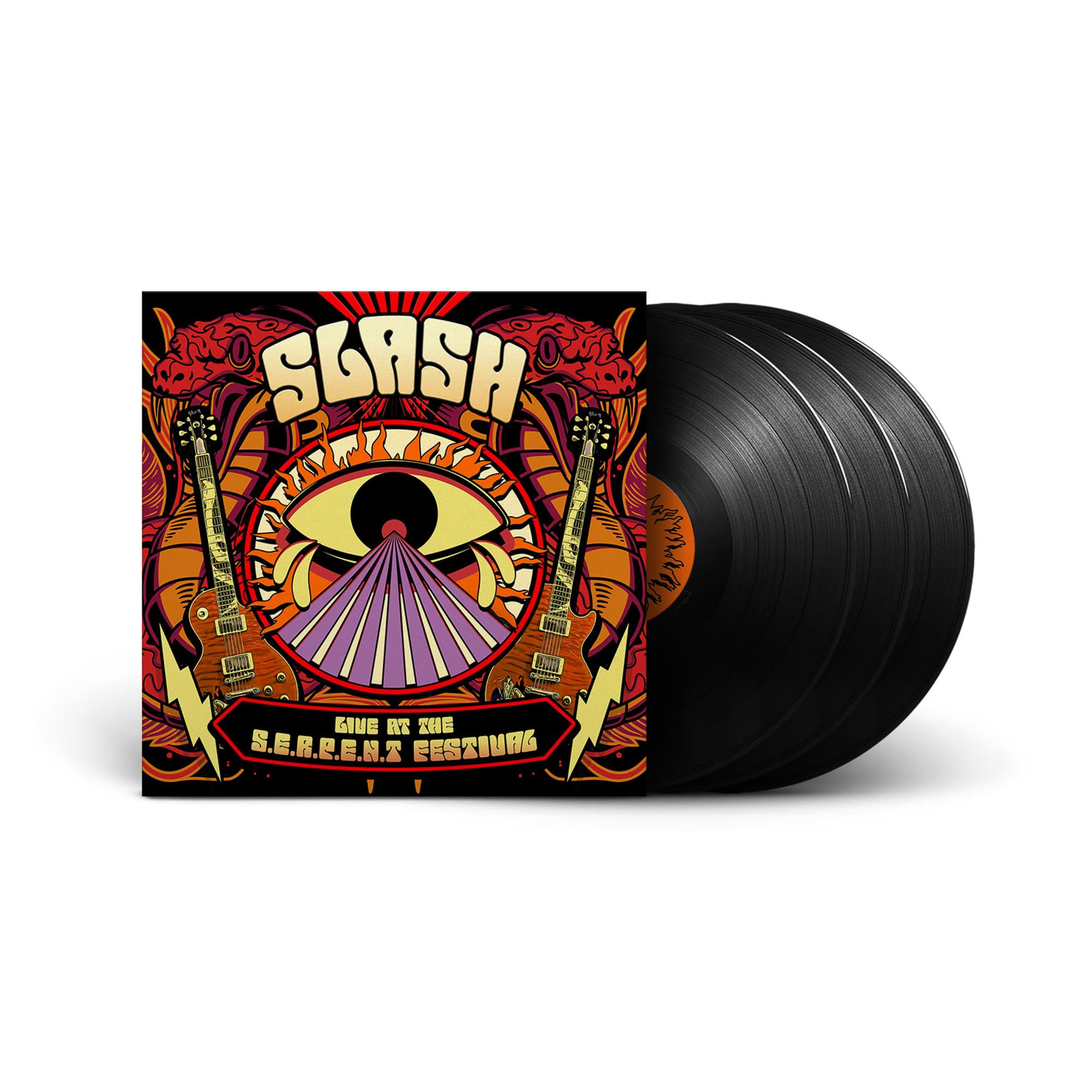 Slash Live At the S.e.r.p.e.n.t. Festival triple LP vinyl Europe Ear 2025 3LP