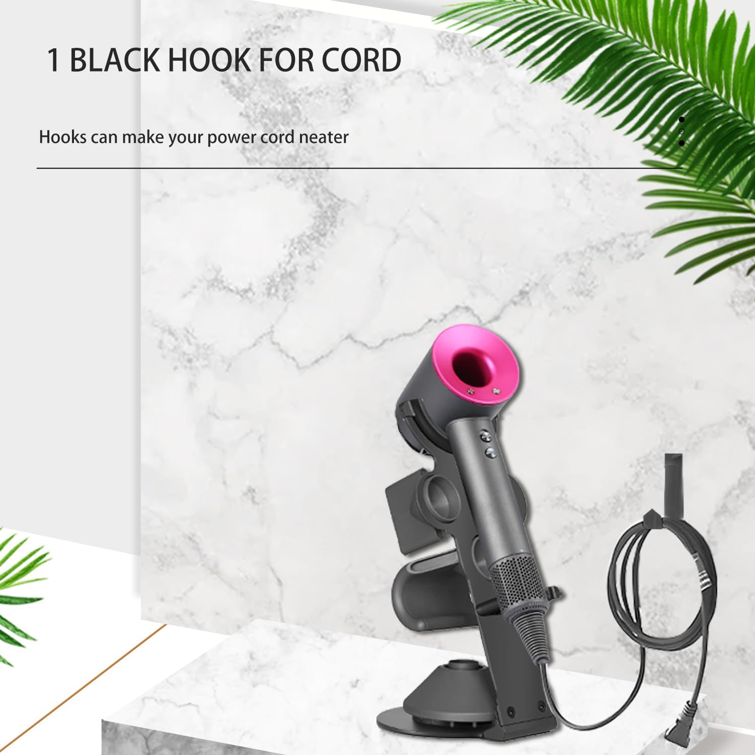 WIGERLON Hair Dryer Holder For Dyson,Dyson Hair Dryer Stand,Supersonic Attachments for Dyson,Dyson Hair Dryer Accessories,Dyson Blow Dryer Holder