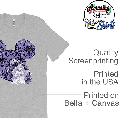 Miniatura 5 de Haunted Mansion - Camiseta unisex para adulto, diseño de casa encantada fantasmal de Disney