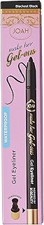 JOAH Make Her Gel-ous Gel Eyeliner with Self-Sharpening Pencil, Waterproof & Long-Lasting Color Definition, Blackest Black