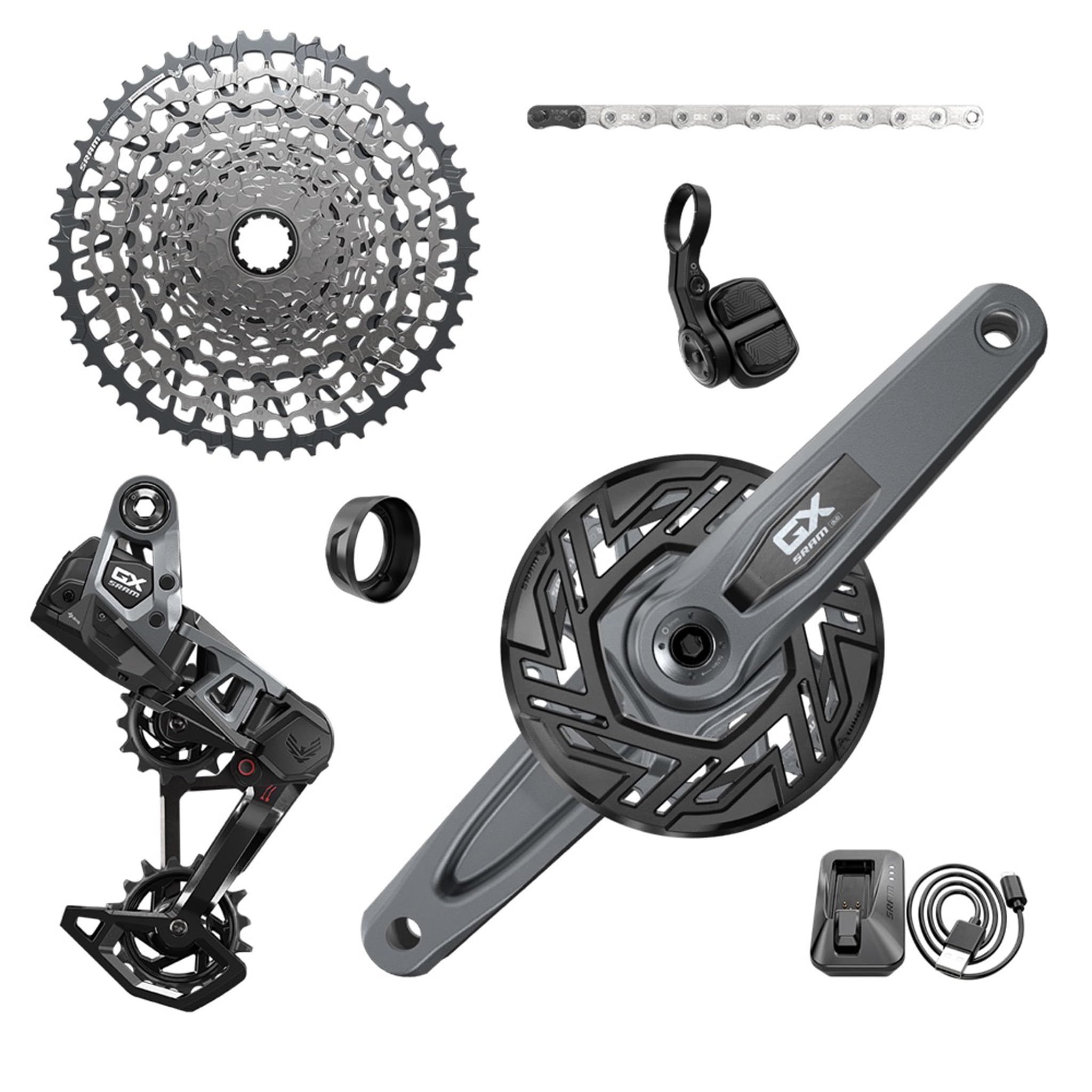 Amazon | SRAM、GX Tタイプペダルアシスト、ビルドキット、104BCD