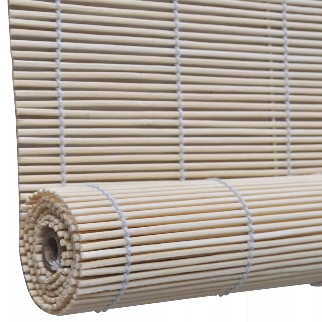 Festnight Tenda Bamboo, Tende a Rullo, Tapparella Avvolgibile bambù Naturale 140 x 160 cm