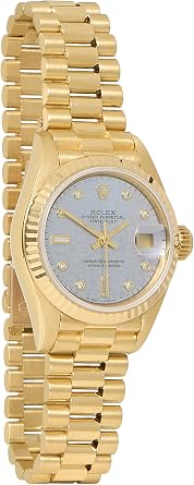 Pre-loved Blue Dial 18K Yellow Gold Datejust 69178 26mm, Blue