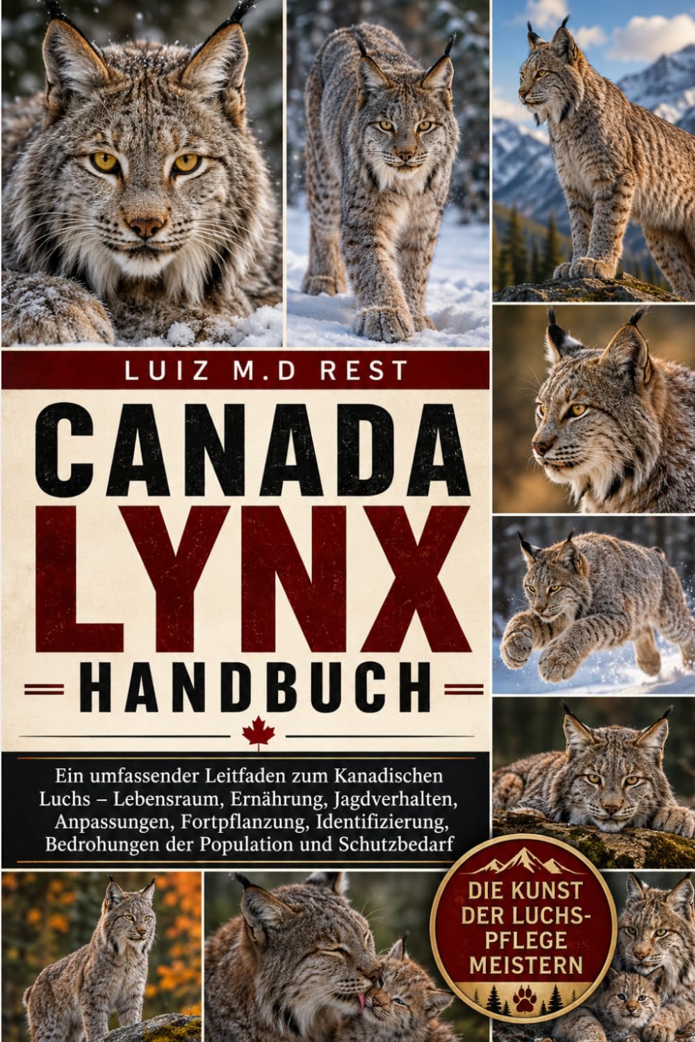 CANADA LYNX HANDBUCH: Ein umfassender Leitfaden zum Kanadischen Luchs – Lebensraum, Ernährung, Jagdverhalten, Anpassungen, Fortpflanzung, ... Population und Schutzbedarf (German Edition)
