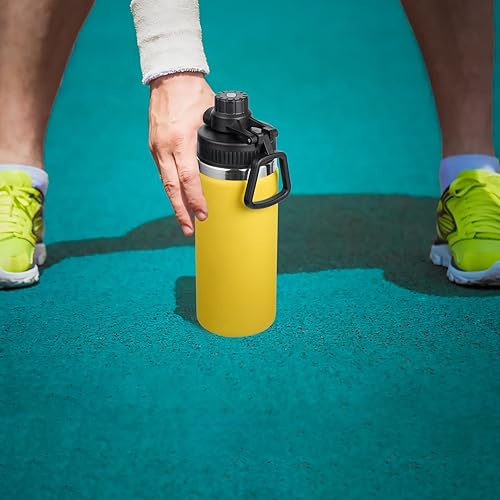 Miniatura 6 de Tapa para Hydro Flask de boca ancha, tapas para Hydro Flask de boca ancha de 16, 20, 24, 32, 40 onzas, tapa de repuesto automática para botella de