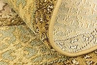 Vista 9 de Unique Loom Palace Collection - Alfombra Saray (3 pies 3 pulgadas, redonda, crema/marrón claro)