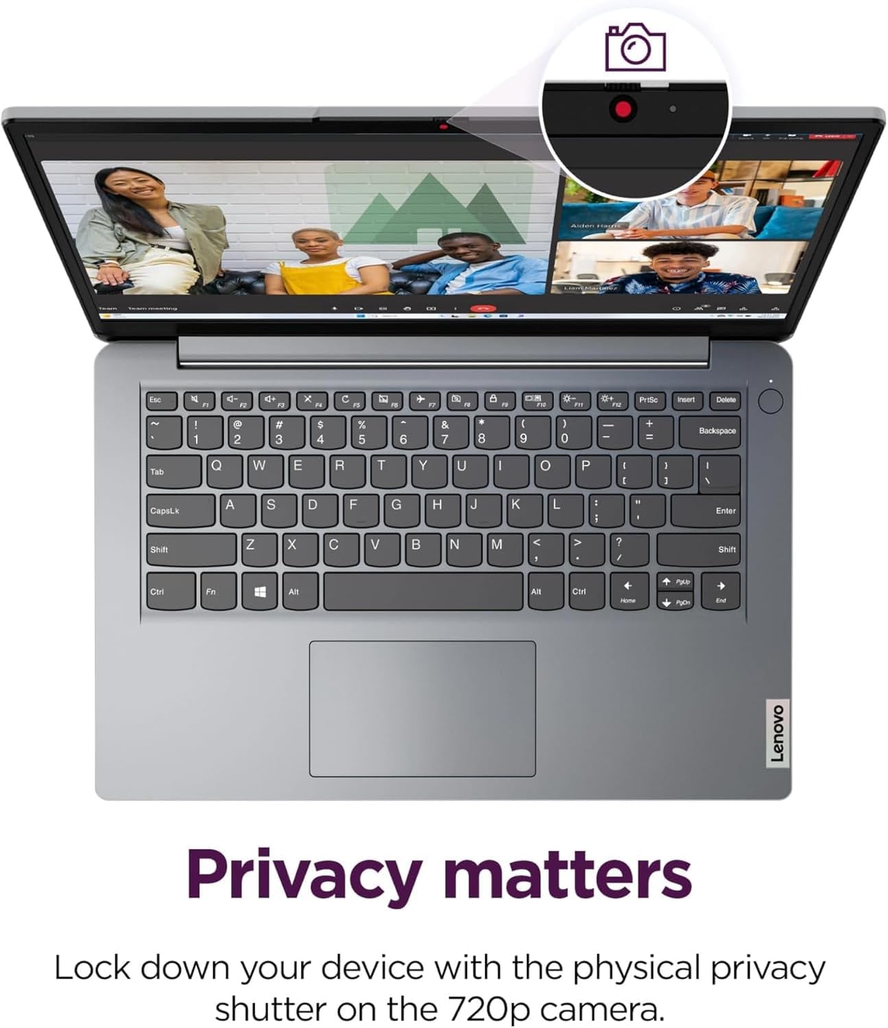 Lenovo IdeaPad 1i Laptop with Office 365 Home and Business • 20GB RAM • 1TB Cloud Storage and 512GB SSD • Intel Core • 14 Anti-Glare Screen • WiFi-6 • Windows 11 no Mouse