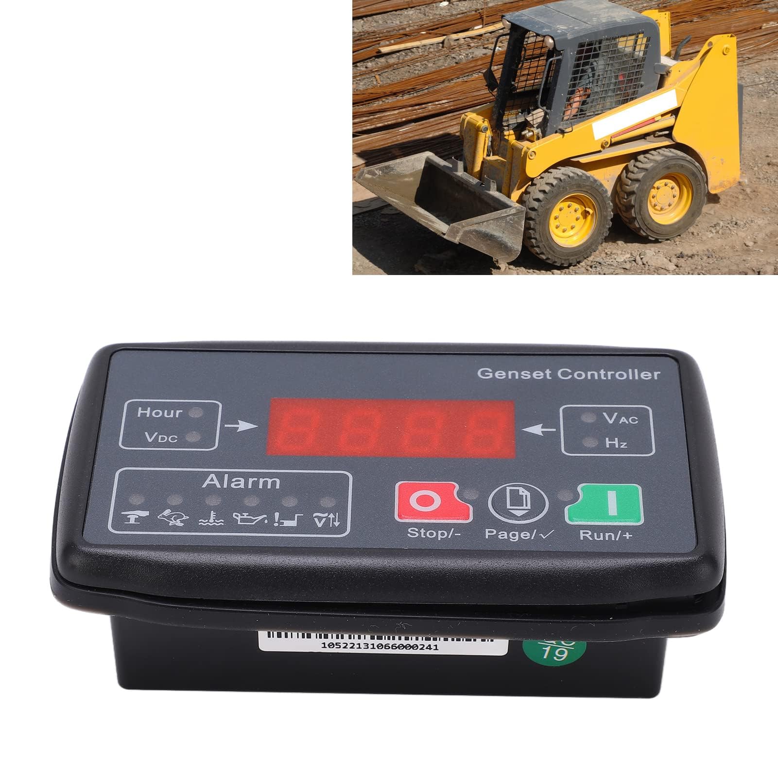 Controlador de Grupo Electrógeno MGC100 Módulo de Control de Arranque Y Parada Automático Conjunto de Generador único Protección de Arranque para Pequeños Grupos Electrógenos de Gasolina Diésel