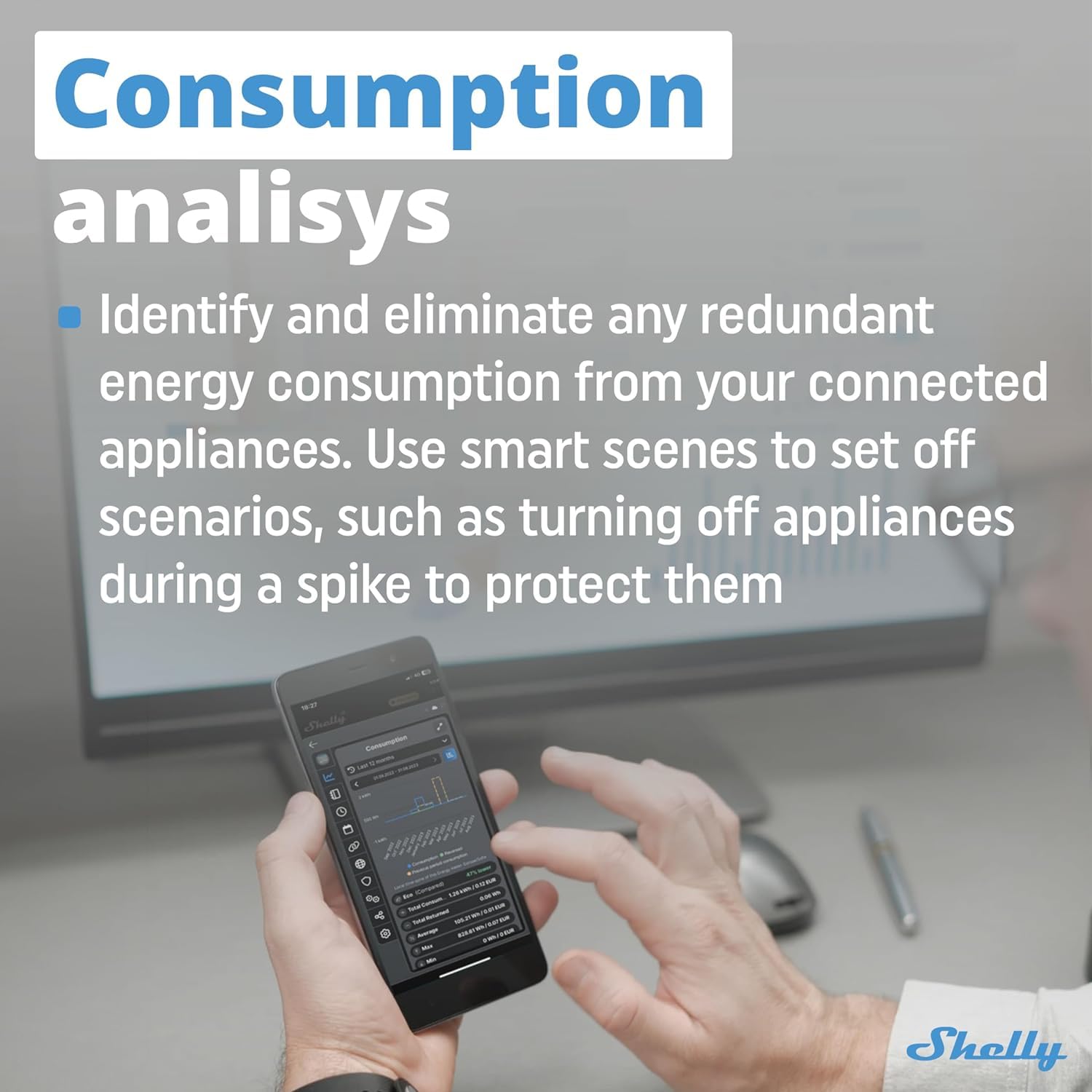 Shelly PM Mini Gen 3 | 4er Pack | Wlan & Bluetooth Smart Power Meter 1 Kanal 16 A | Hausautomation | Kompatibel mit Alexa und Google Home | iOS-Android-App | Kein Hub erforderlich