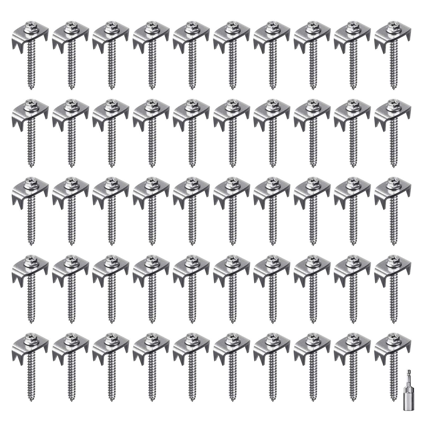 Multipurpose Fence Staple Metal Fence Nails Fastening Solution for Robusts Wire & Chain Link Fencing Wire Fixers Holders