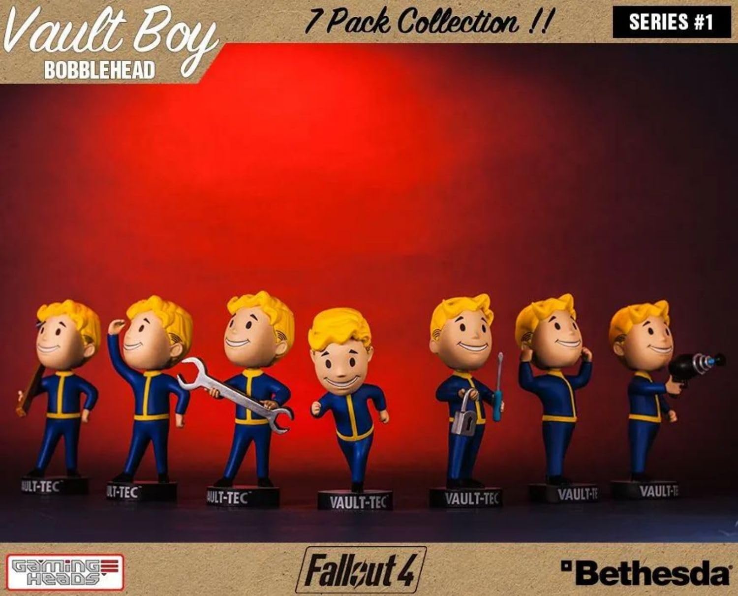 Boneco Fallout 4 Vault Boy 111 Bobble Head Série 1 (palheta de