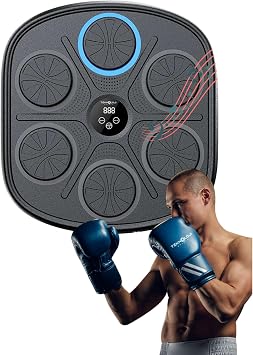 Boxing Training Machine Rgb Music Bluetooth Speaker Young Adult Boxing Exercise Gloves With Gift