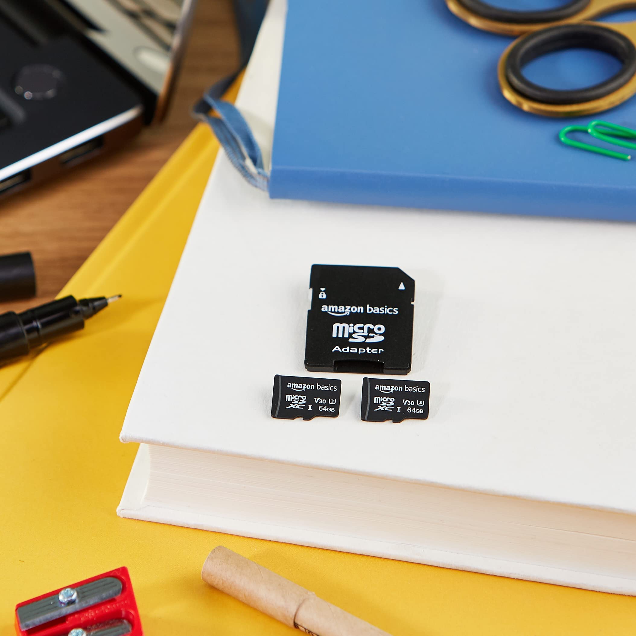 Amazon.com: Amazon Basics microSDXC Memory Card with Full Size