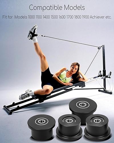 Miniatura 5 de Rodillos de repuesto para gimnasio total 1000 1100 1400 1500 1600 1700 1800 1900AchieverForceGoldFIT