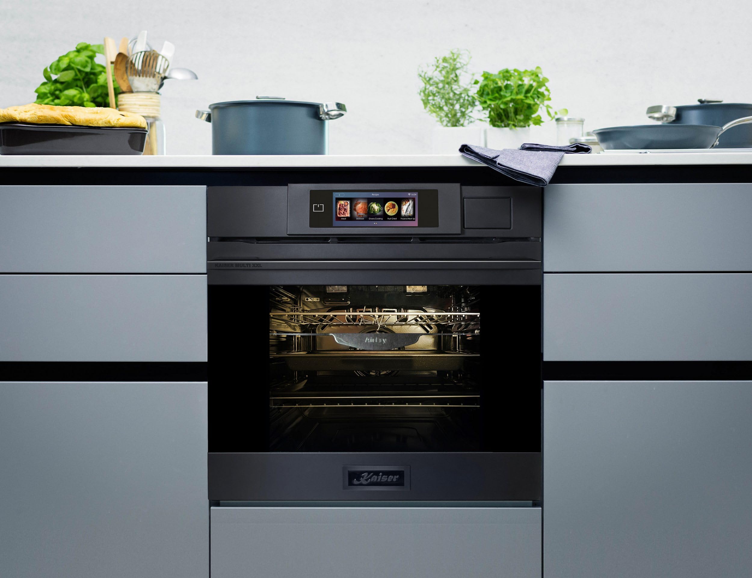 Kaiser EH 6341 Built-in electric steam oven Matte graphite grey Moire 86 L TFT
