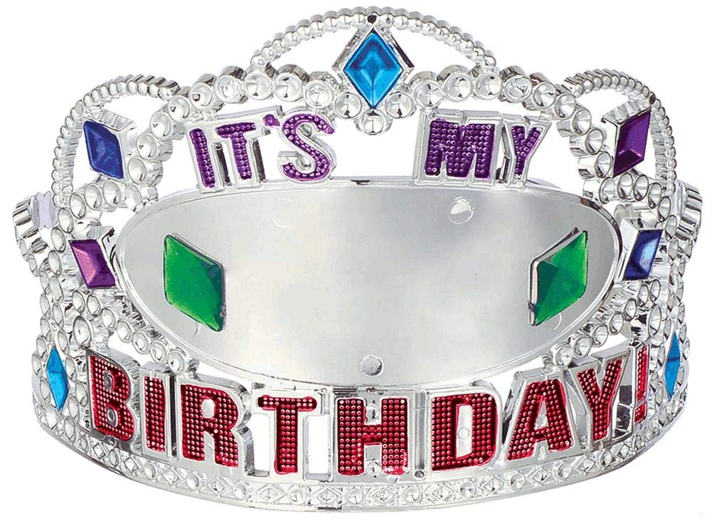 Varsany Tiara Personalizzata Per Bambina Con Cristalli - Morbida, Giallo Trasparente, Taglia 7-8 Anni