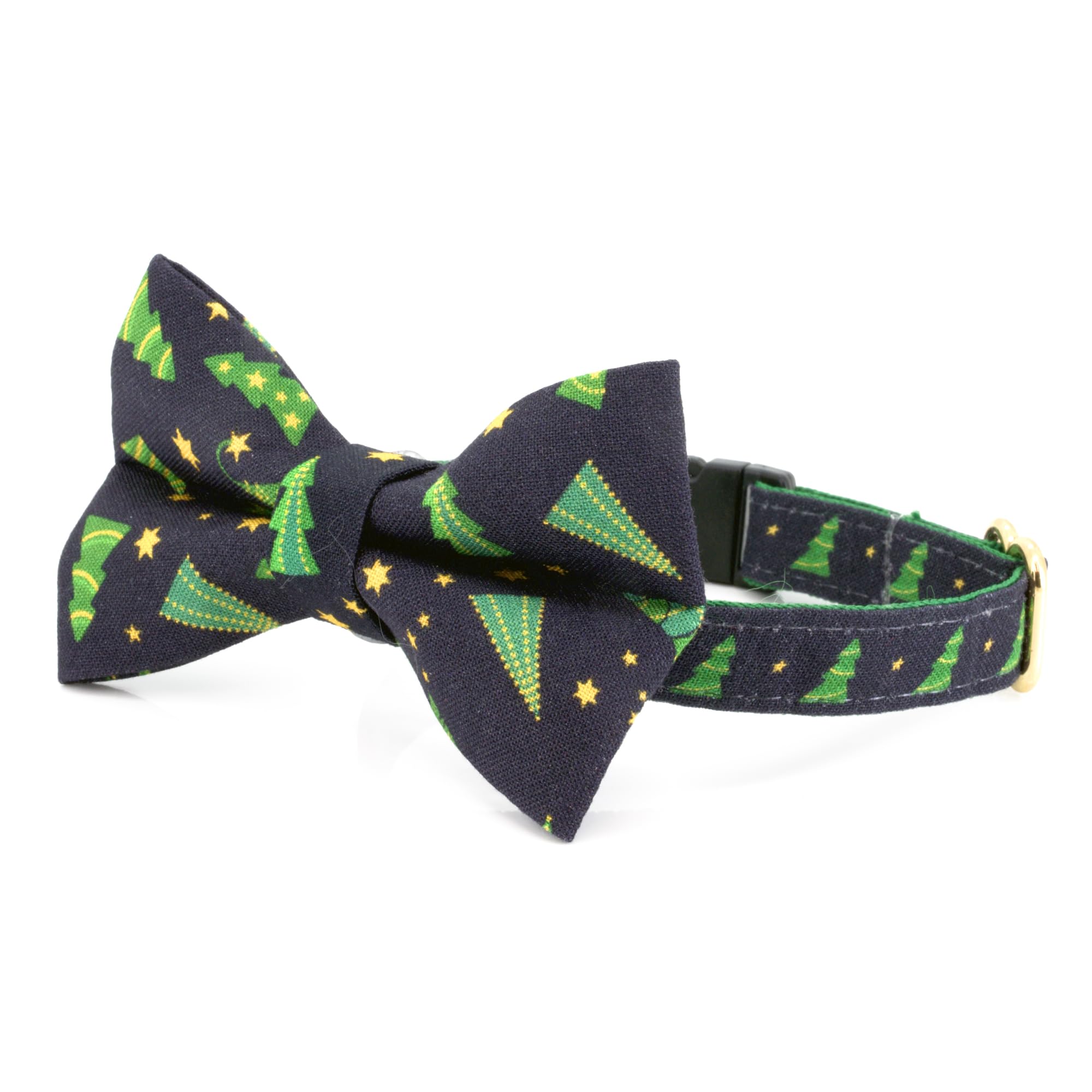 Ultra Joys Cat Collars with Bells - Breakaway & Bowtie Designs for Kittens & Cats - Christmas Tree Large