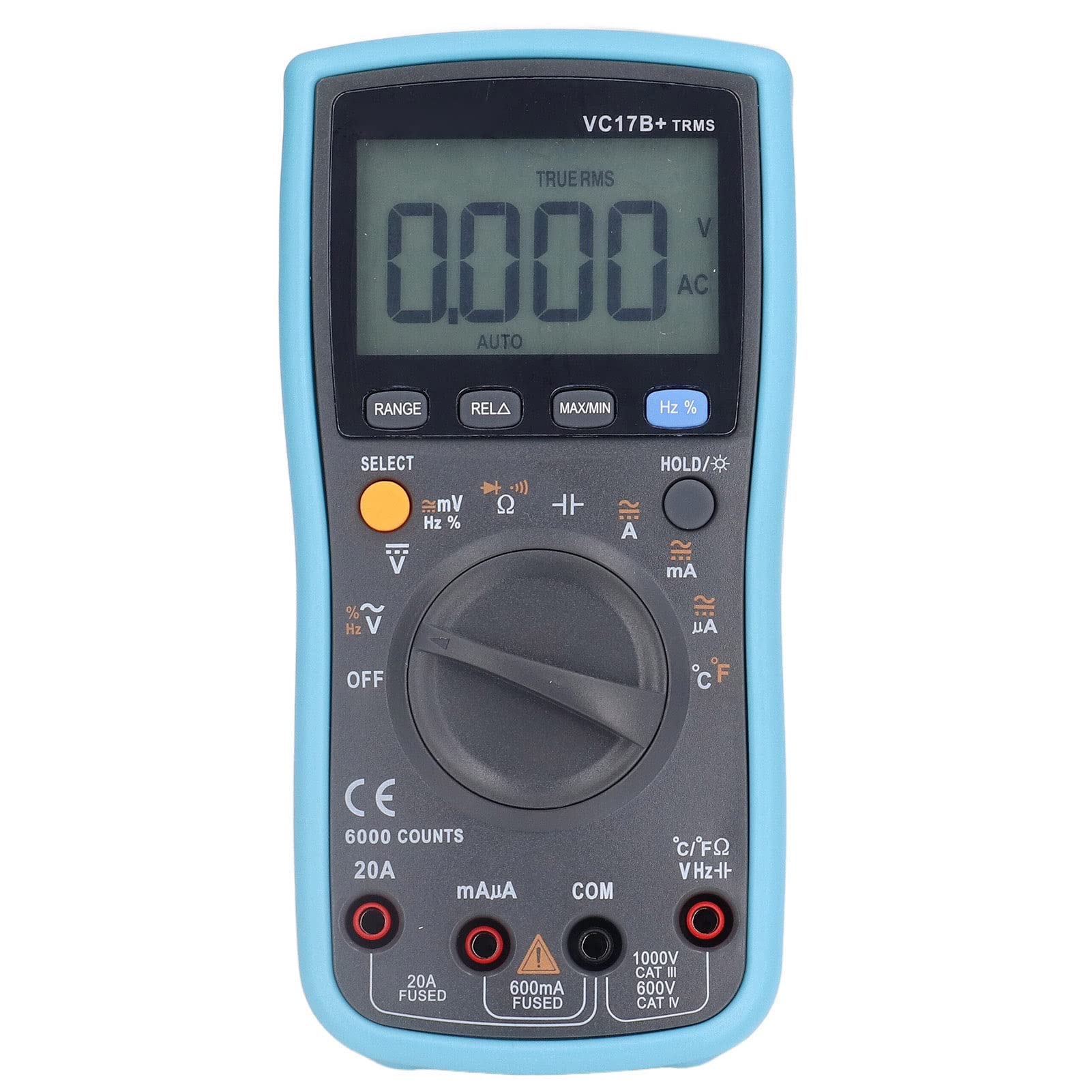 Hyuduo LCD Multimètre à Gamme Automatique, Testeur de Tension capacité