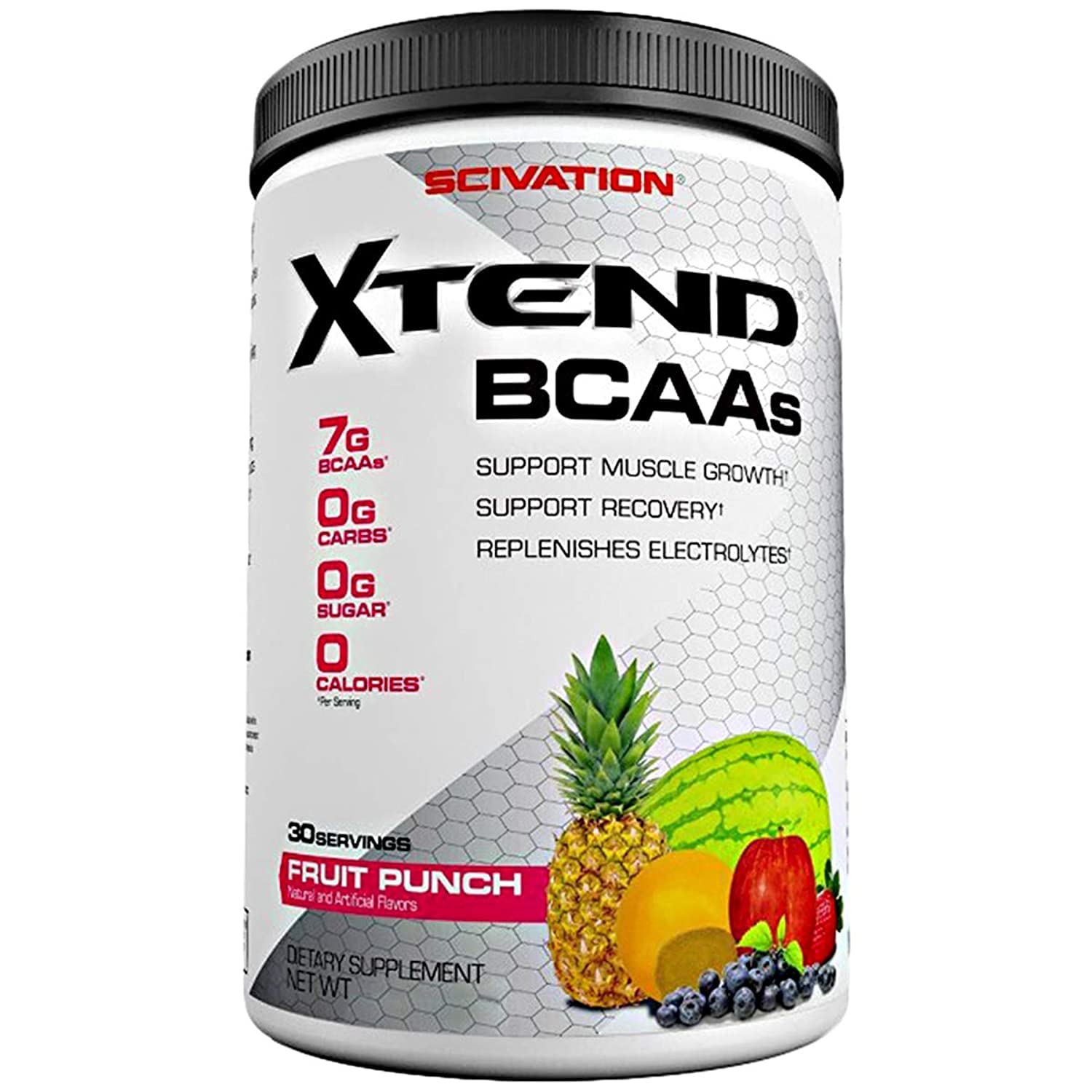 Scivation XTend BCAAs Diet Supplement Fruit Punch,13.9oz