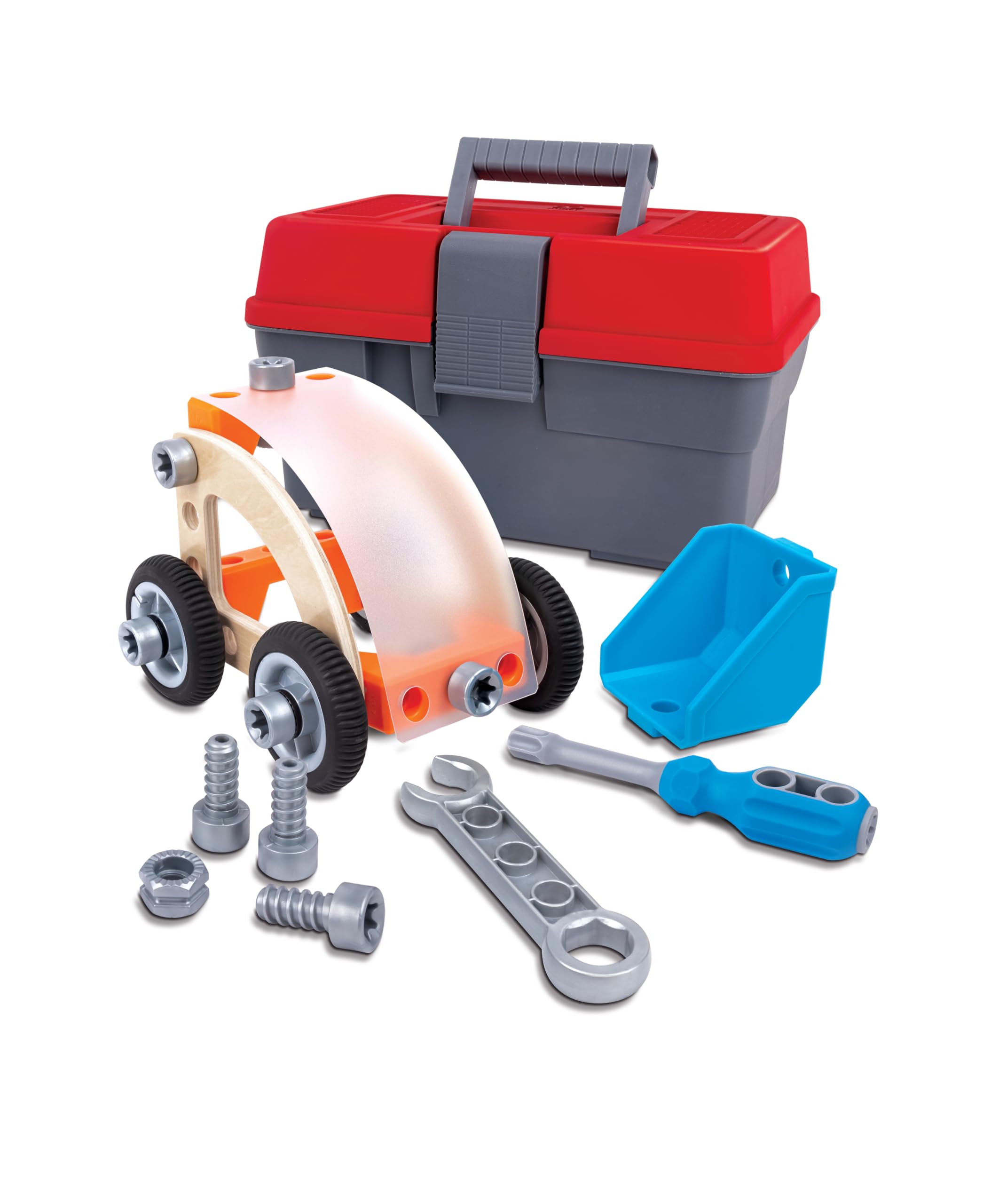 Hape Build 'n' Drive Car Set