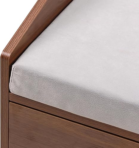 Miniatura 5 de Cama elevada para perros con colchón, cama elevada de madera para mascotas, sofá interior para perros grandes, medianos y pequeños gatos (gris)