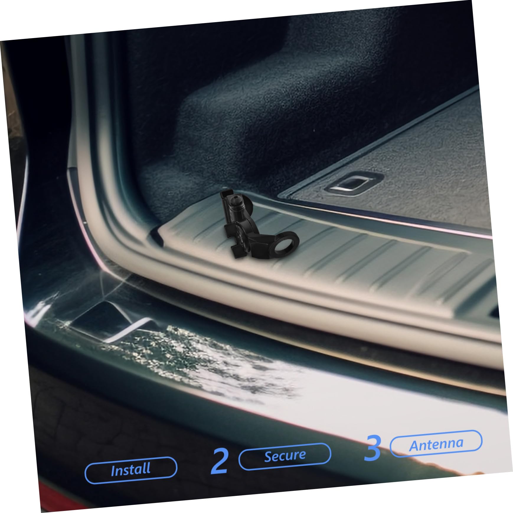 Cabilock Base per Antenna Auto Supporto Antenna Installazione Facile senza Attrezzi Compatibile Diversi Modelli Auto Robusta Stabile Duratura Resistente Usura Multifunzionale Versatile