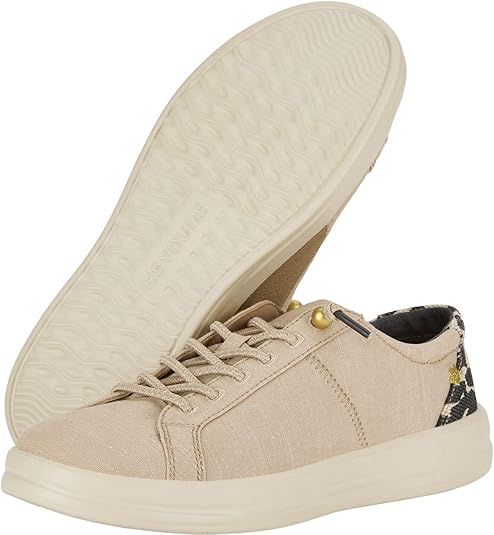 Scarpe HEYDUDE Karina Donna | Sneakers Slip-on In Cotone | Suola EVA Leggera | Lacci Elastici Easy-on - Foto 3