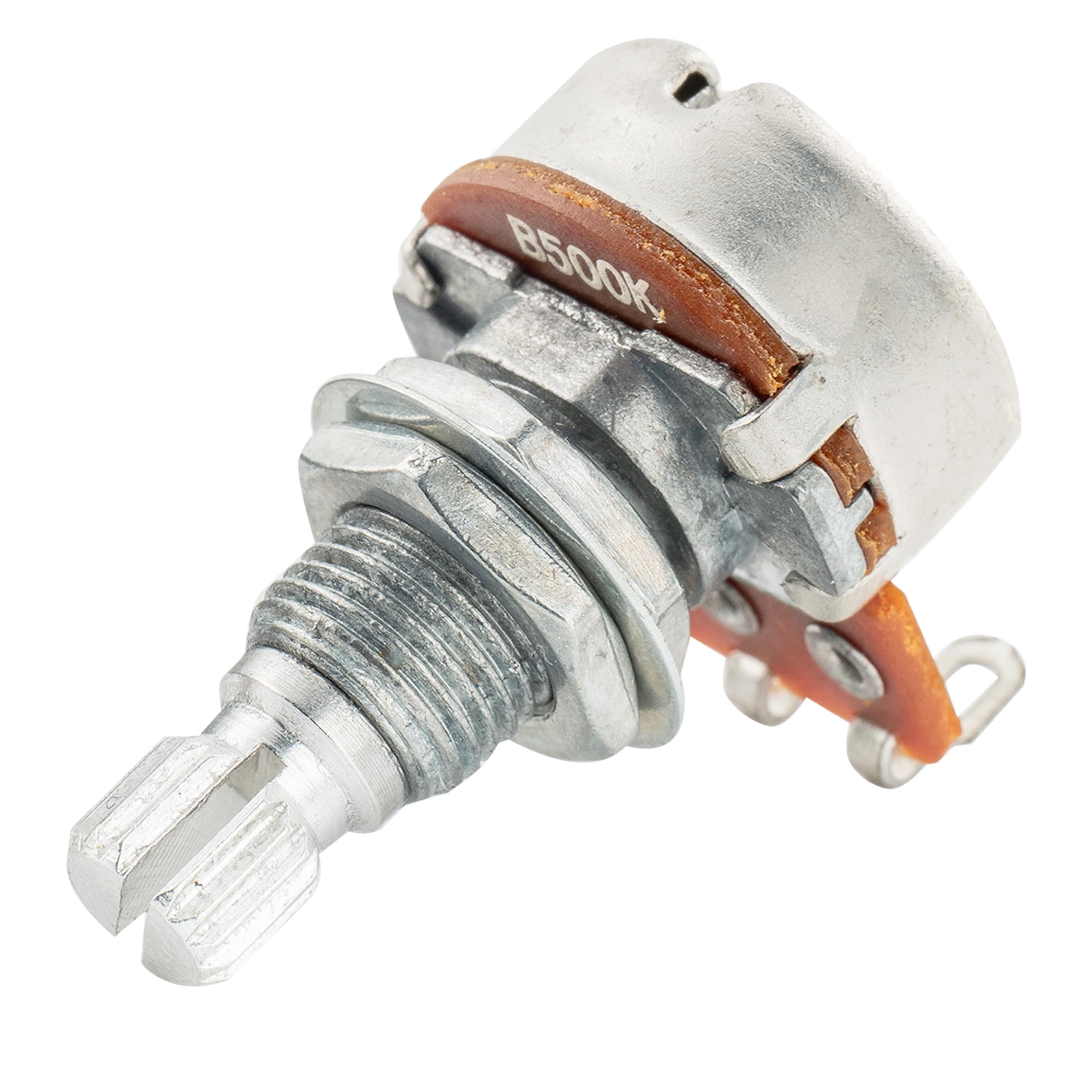 Potenziometro Chitarra B500K - Lineare Conico, Albreo Corto, Per Volume/Tono, Confezione Da 2