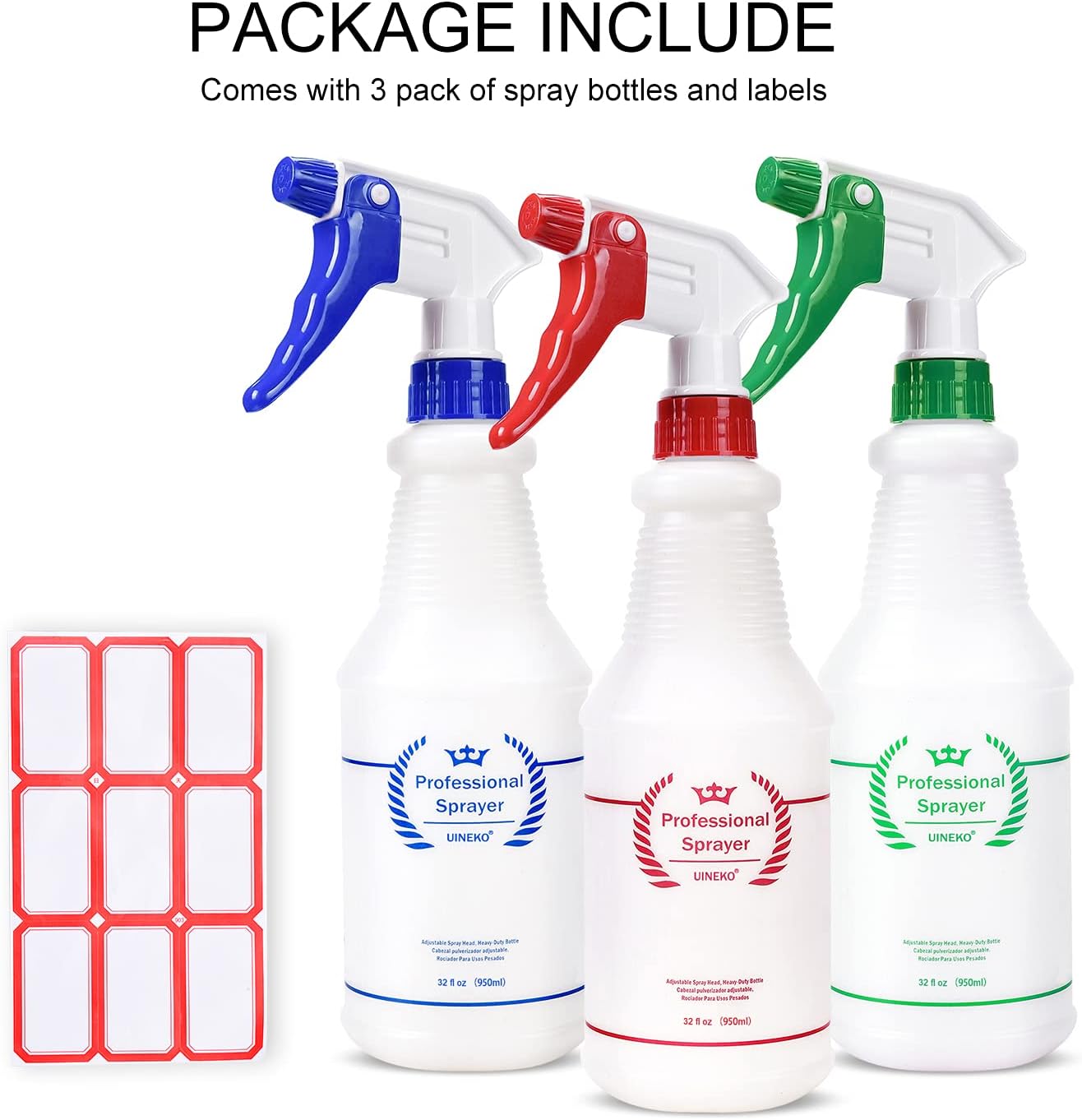 Chemical Resistant Spraymaster Bottles 6-Pack Chemical Resistant - Foto 9