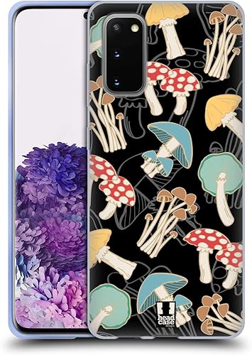Head Case Designs Mixed Mushroom Sprouts - Funda de gel suave compatible con Samsung Galaxy S20  S20 5G