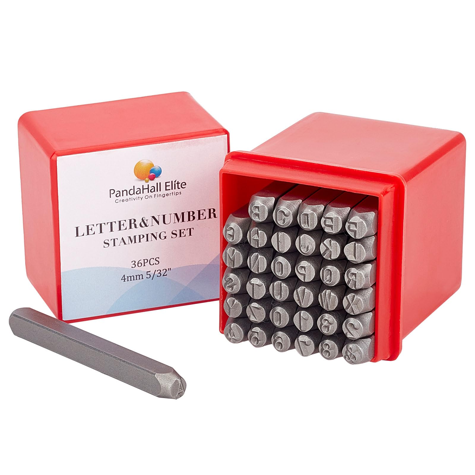 Amazon.co.jp: PH PandaHall 打刻印 刻印セット 36個 4mm