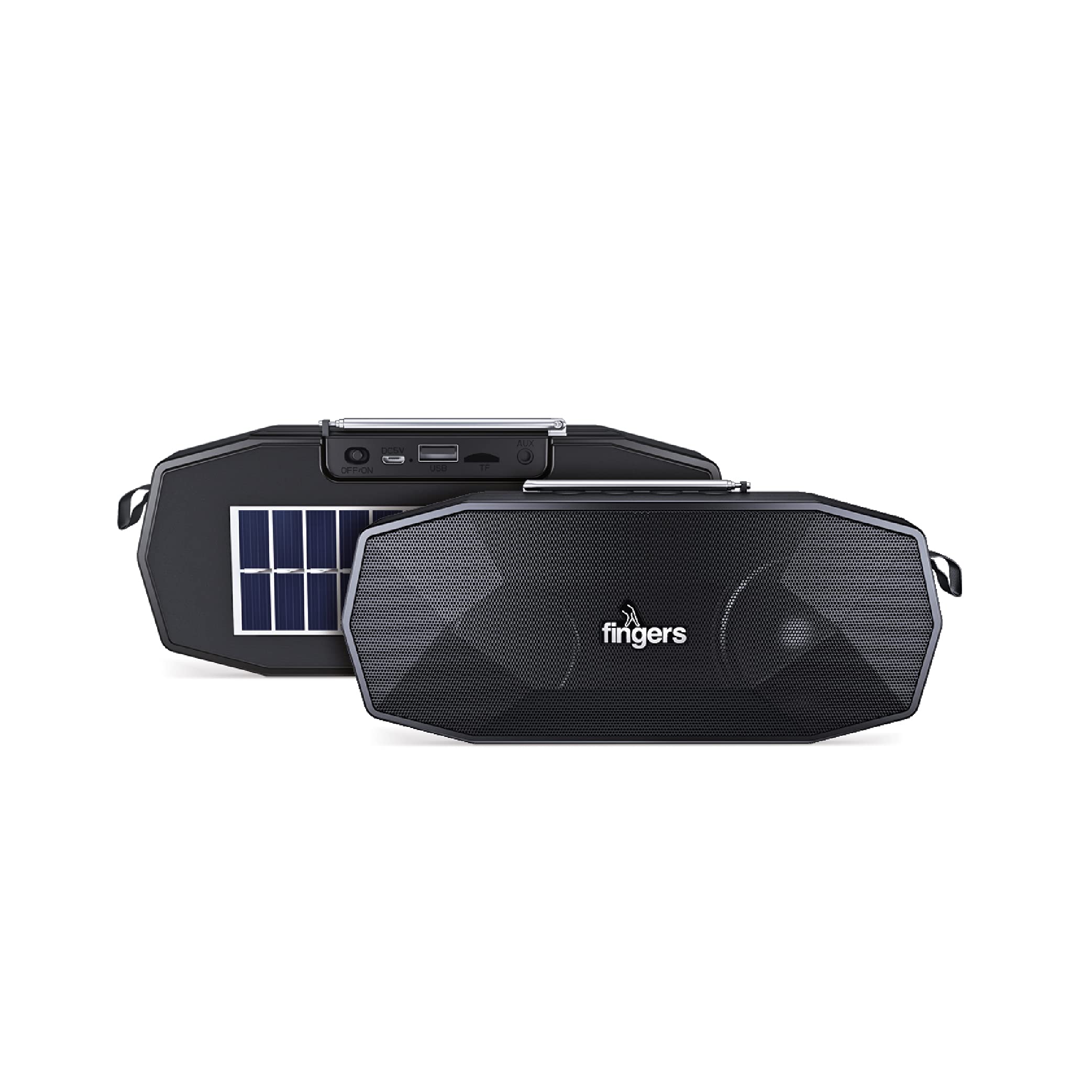 FINGERS SolarHunk Wireless Bluetooth Portable Speaker (Black) (B0978CQ2ZH) Amazon Price History, Amazon Price Tracker