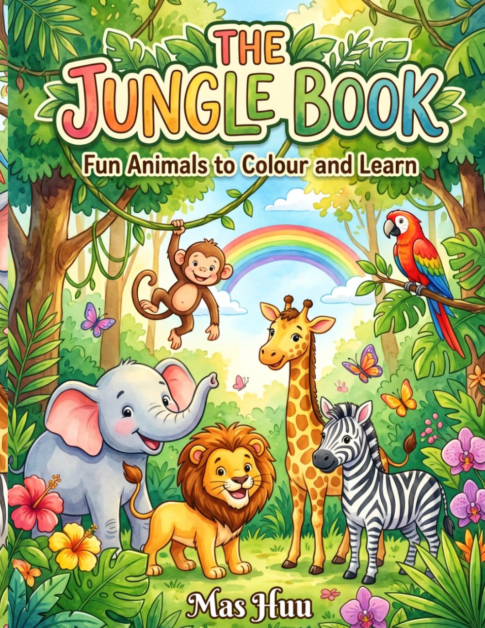THE JUNGLE BOOK: FUN ANIMALS TO COLOUR AND LEARN