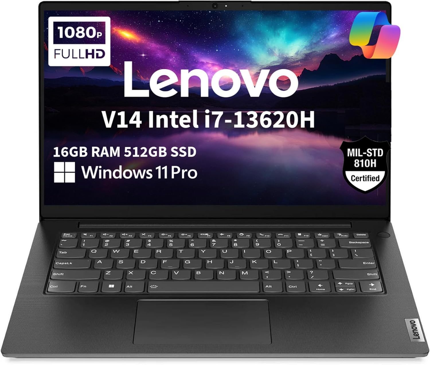 Lenovo V14 Gen 4 Business Laptop (14″ FHD Anti-Glare,...