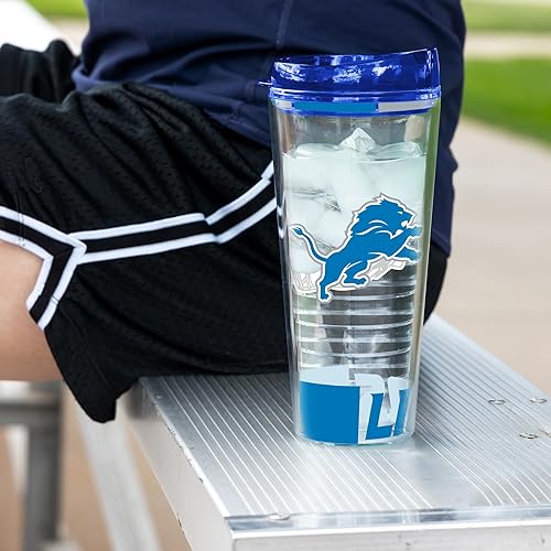 Miniatura 95 de Rico Industries NFL - Vaso clásico de fútbol americano de doble pared, 16 oz o 20 onzas, tapa W