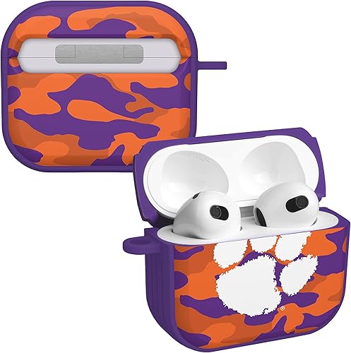 AFFINITY BANDS Clemson Tigers Camo HDX - Funda compatible con Apple AirPods Generación 3