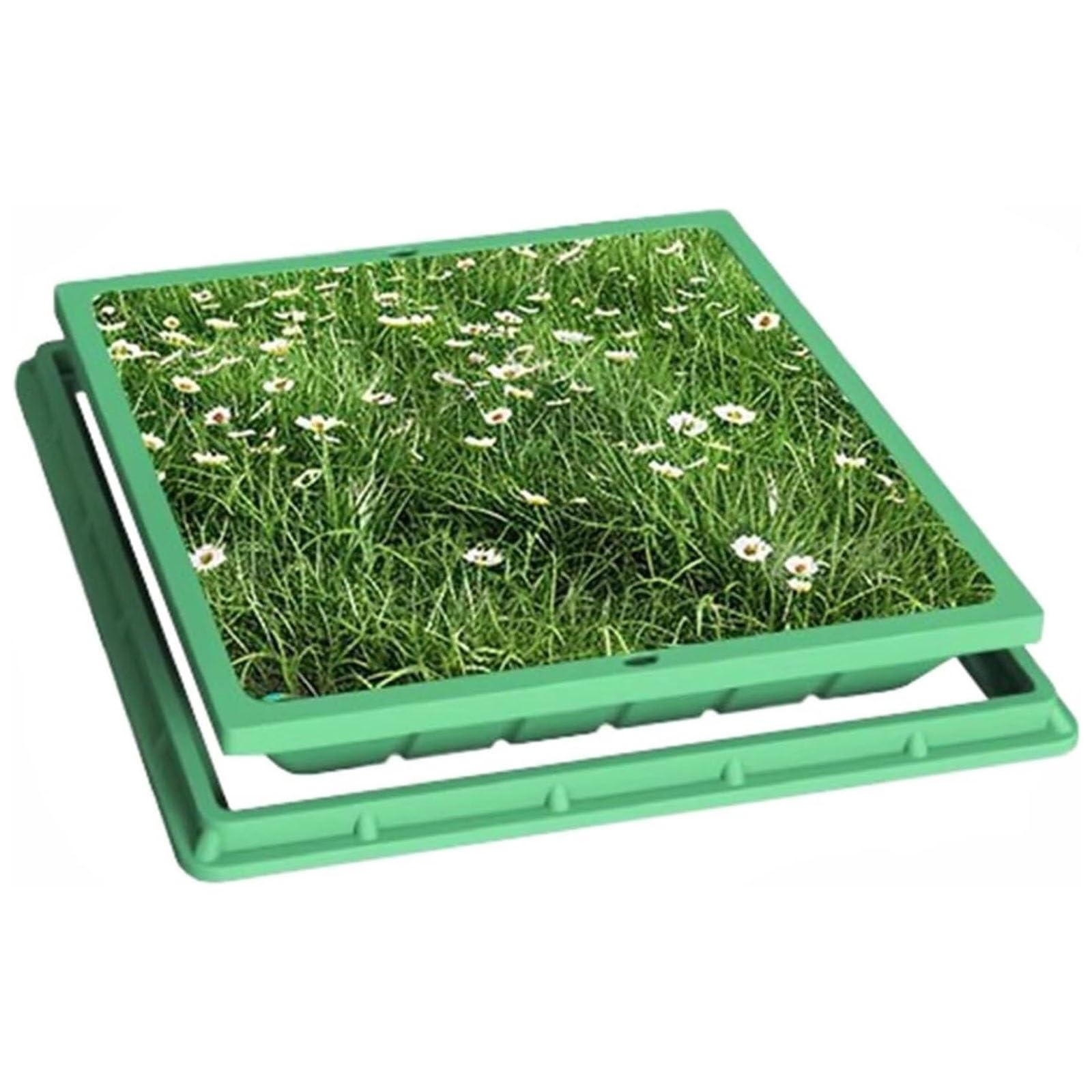 Housse de fosse septique durable pour cacher les plaques d'égout de jardin