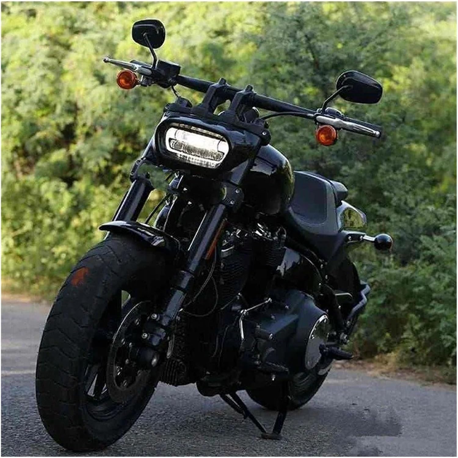 ヘッドランプバイク用ヘッドライト ソフテイル用脂肪ボブ 2018