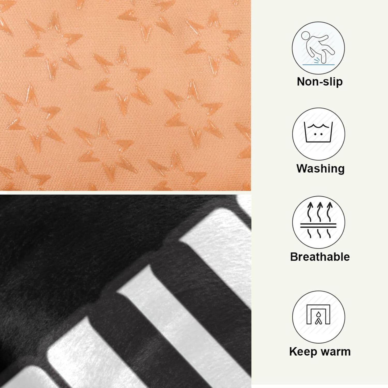 review Music Note Crate Pet Bed, Portable Washable Dog Cat Mat, Soft Comfortable Pet Mattress with Non-Slip Bottom for Dogs Cats Sleeping, 24 x 18 Inch