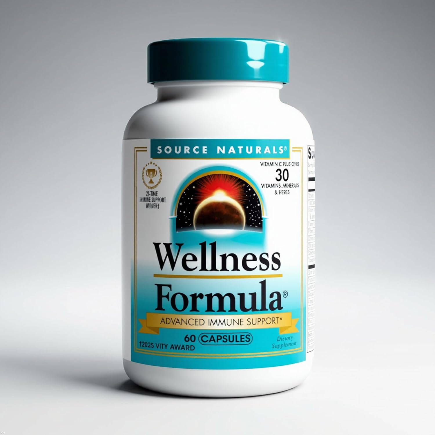 Wellness Formula Bio-Aligned Vitamins & Herbal Defense For Immune System Support - Dietary Supplement & Immunity Booster - Capsules