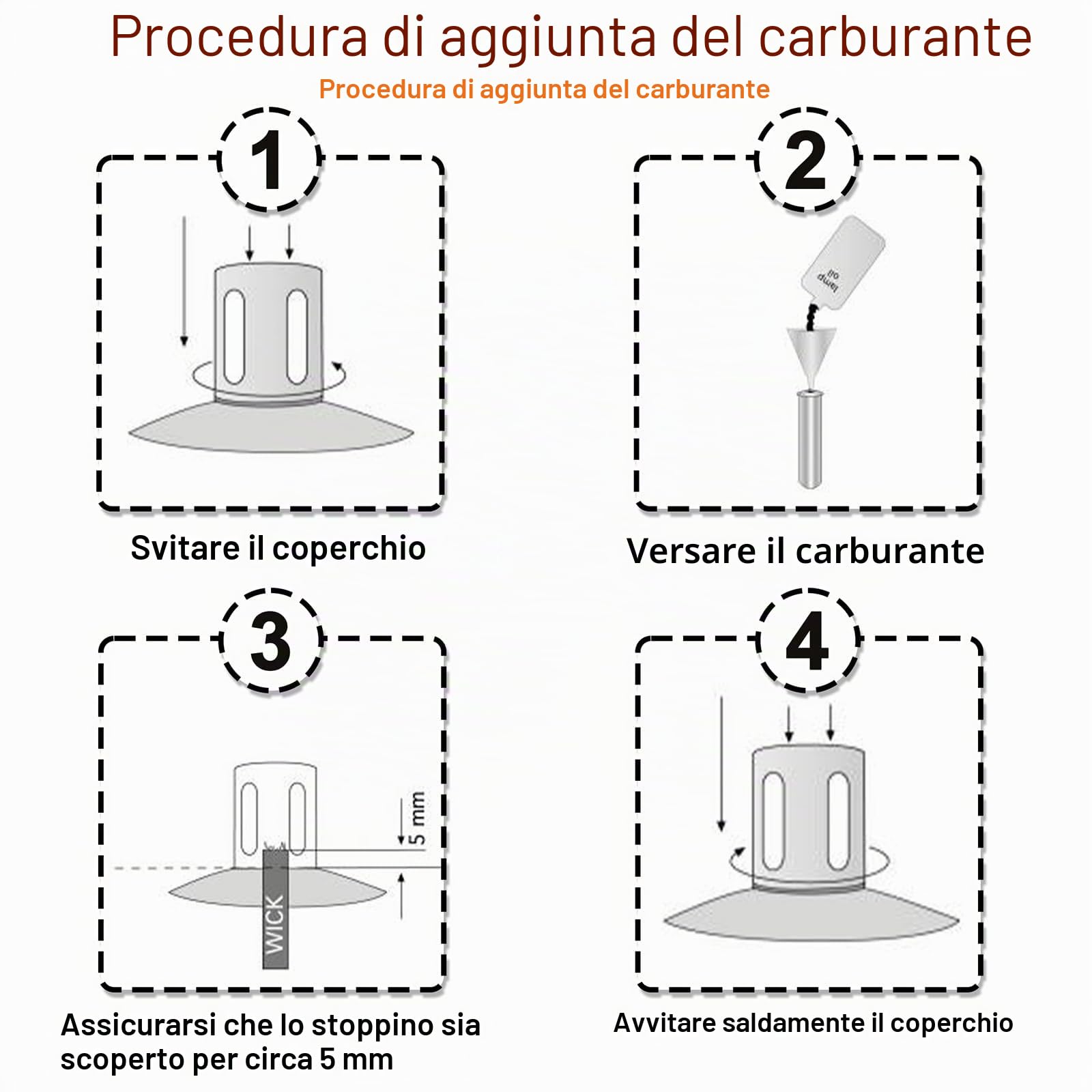 LZQ Set di 6 torce da giardino in acciaio inox, per esterni, per torce, ricaricabili, per balconi e terrazze, per esterni