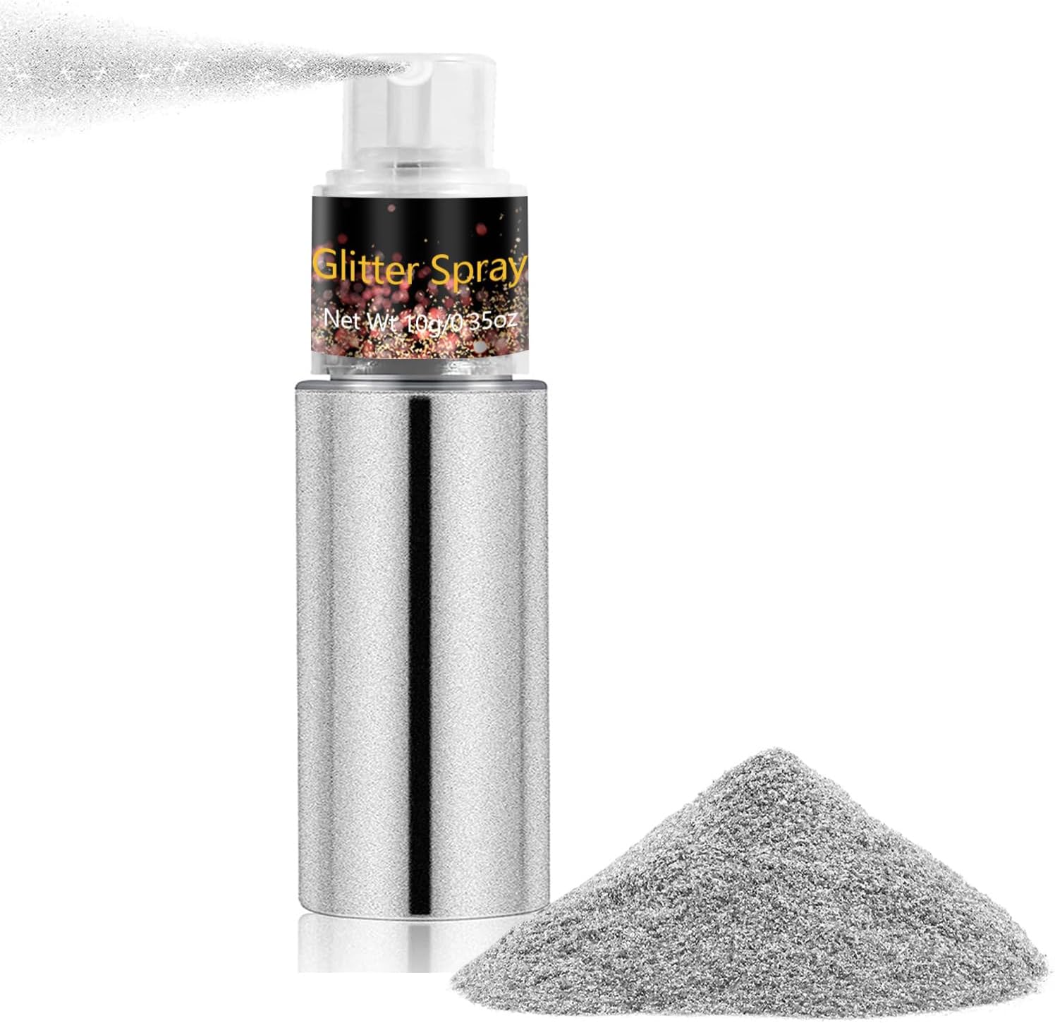 Hair and Body Glitter Spray, Festival Shimmering Glitter
